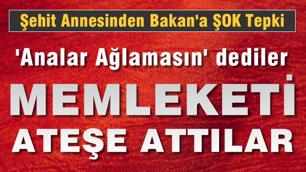 Şehit Abdülkadir Pektaş'ın annesinden Bakan Bozkır'a tepki