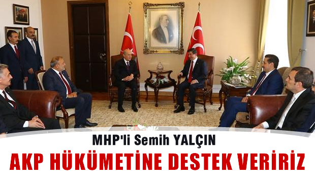 MHP'den erken seçime şartlı evet