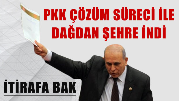 AKP'li Burhan Kuzu: Çözüm Sürecinde PKK Dağdan Şehre İndi, Hükümet Göz Yumdu