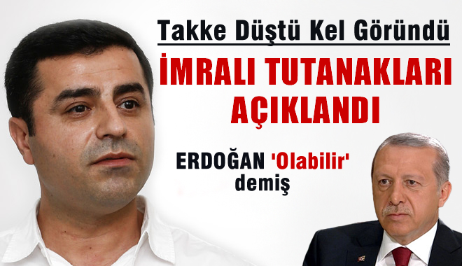 Demirtaş, İmralı Tutanaklarını Açıkladı