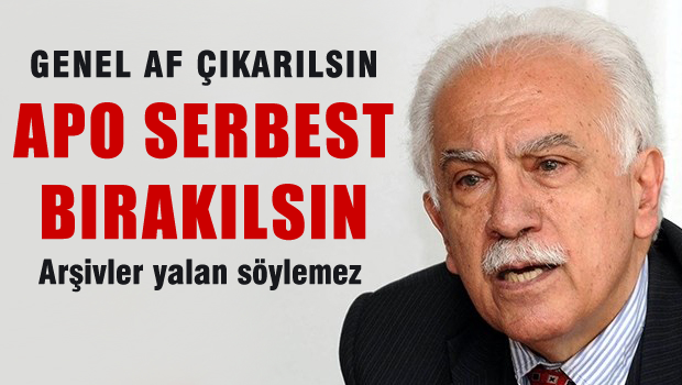 Doğu PERİNÇEK 'Genel Af çıksın APO serbest bırakılsın'