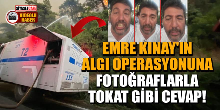Emre Kınay'ın algı operasyonuna fotoğraflarla tokat gibi cevap!