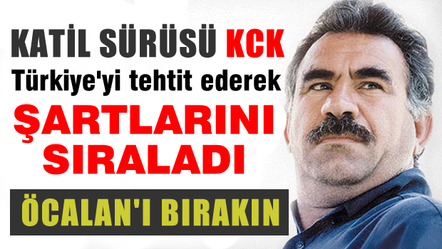 KCK 'Öcalan'ı özgür bırakın müzakerelere başlayalım'