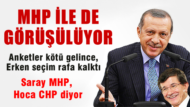 Erdoğan'dan FLAŞ açıklama 'MHP ile de görüşülüyor'