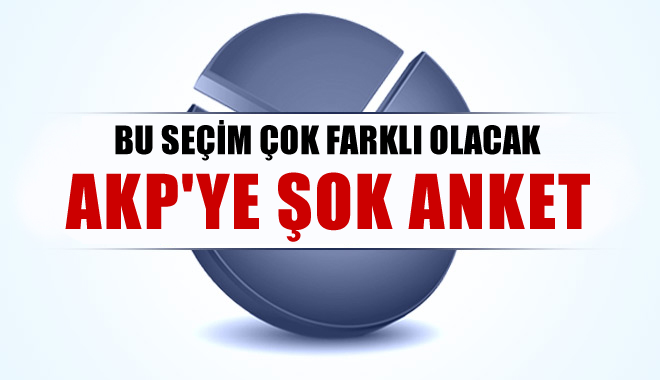 ŞOK ANKET; AKP Yüzde 35'in altına düşer.