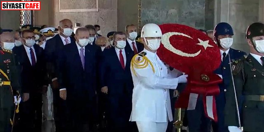 Cumhurbaşkanı Erdoğan  Anıtkabir'i ziyaret etti