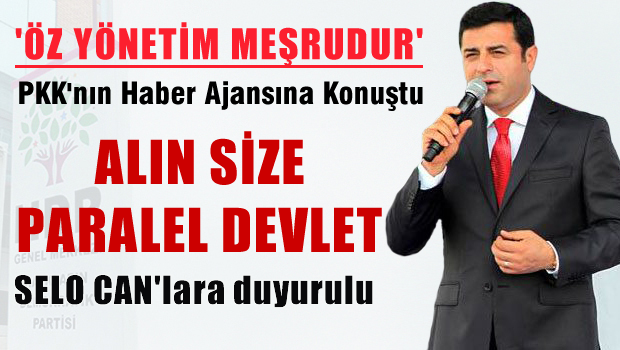 Selahattin Demirtaş: Öz yönetim kararı meşru