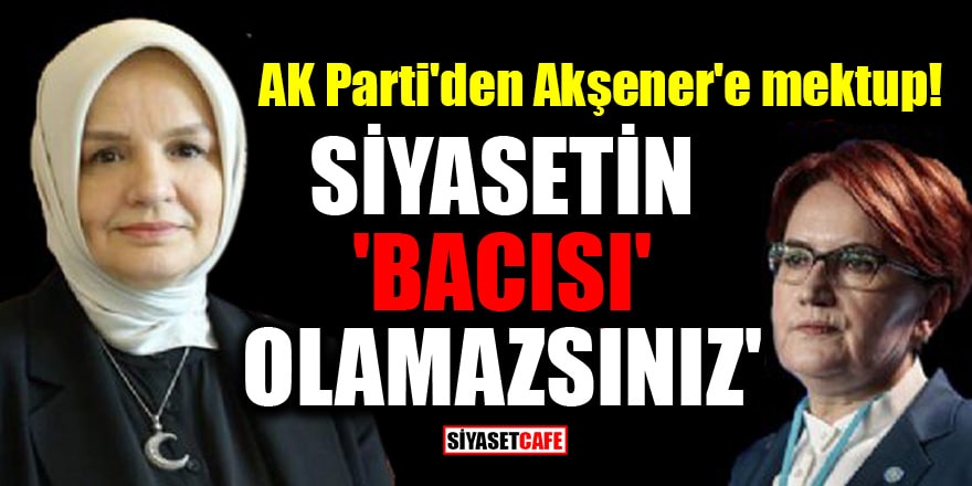 AK Parti'li Keşir'den Akşener'e mektup! 'Küfürlü bir dil kullanarak siyasetin 'bacısı' olamazsınız'