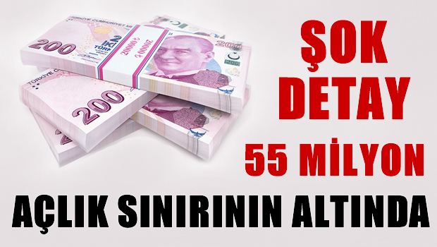'55 milyon açlık sınırının altında yaşıyor'