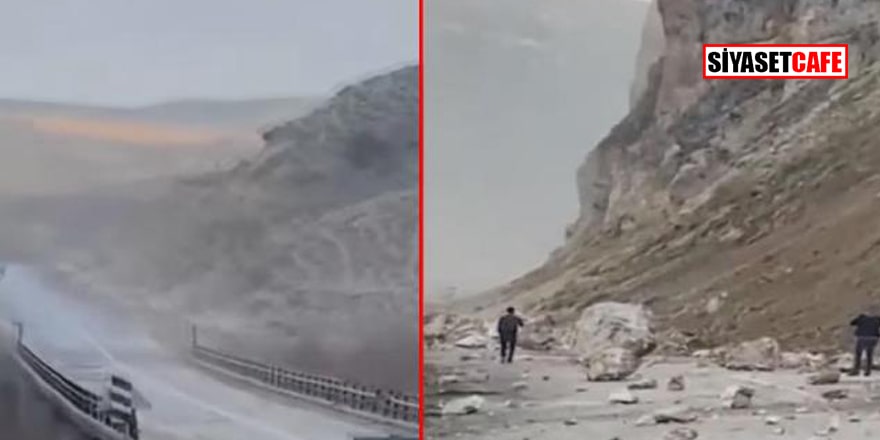 Erzurum'daki depremden sonra heyelan yaşandı, yollar kapandı