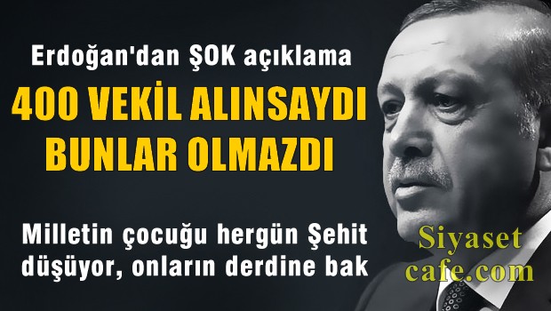 Erdoğan'dan Dağlıca saldırısı açıklaması