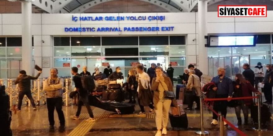 İstanbul'dan kalkan uçak Antalya'ya 6 saatte inebildi