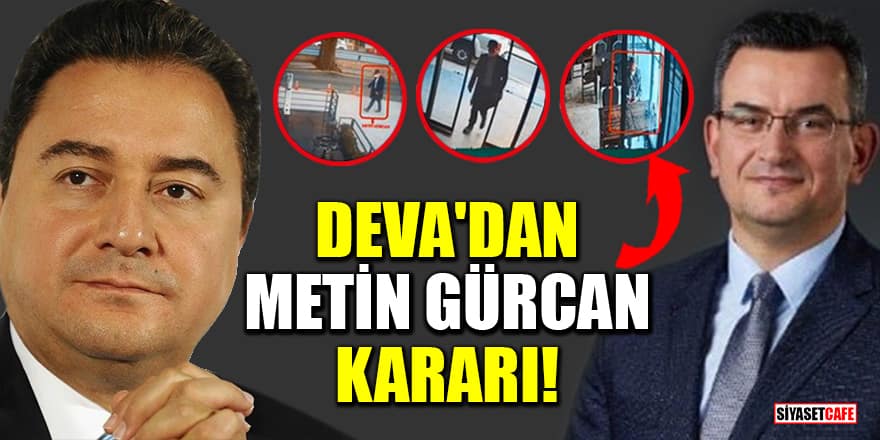 Askeri casusluk suçundan tutuklanmıştı! DEVA'dan Metin Gürcan kararı