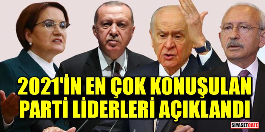 2021'in en çok konuşulan parti liderleri açıklandı