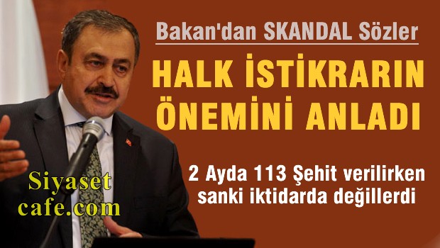 AKP'li Bakan'dan SKANDAL İstikrar Açıklaması