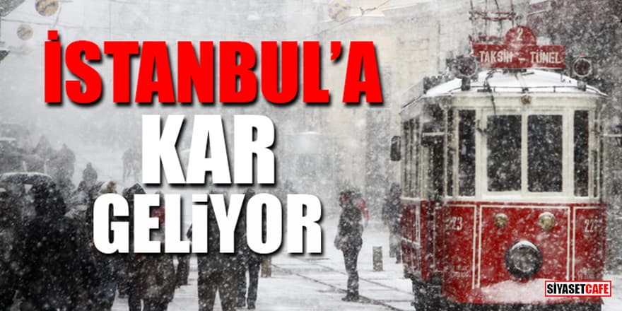 Valilik uyardı: İstanbul'a kar geliyor