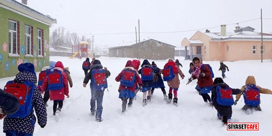 Yoğun kar yağışı nedeniyle Tunceli'de okullar tatil edildi!