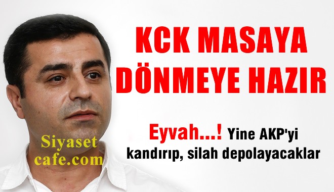 KCK müzakereye dönmeye hazır