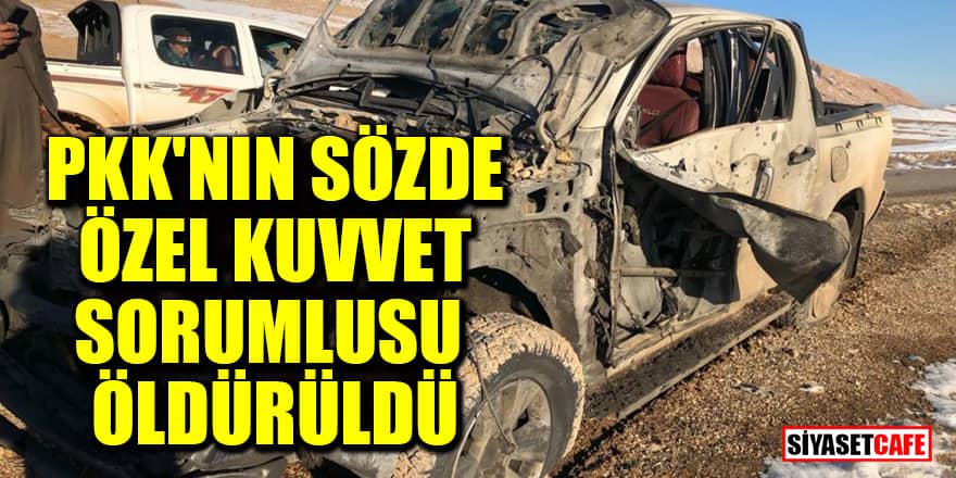 PKK'nın sözde özel kuvvet sorumlusu Sileman Şemo Yusuf öldürüldü!