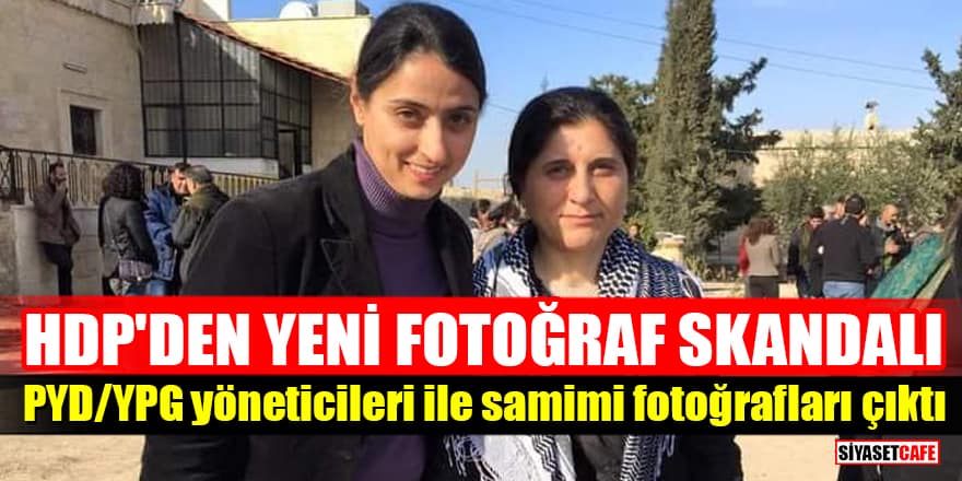 HDP'li vekil Feleknas Uca'nın PYD/YPG yöneticileri ile samimi fotoğrafları ortaya çıktı!