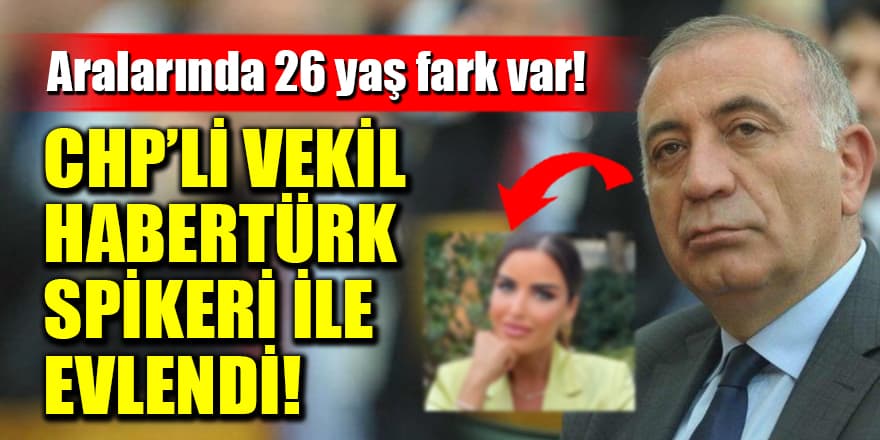 CHP İstanbul Milletvekili Gürsel Tekin ile Habertürk spikeri Mehtap Özkan evlendi