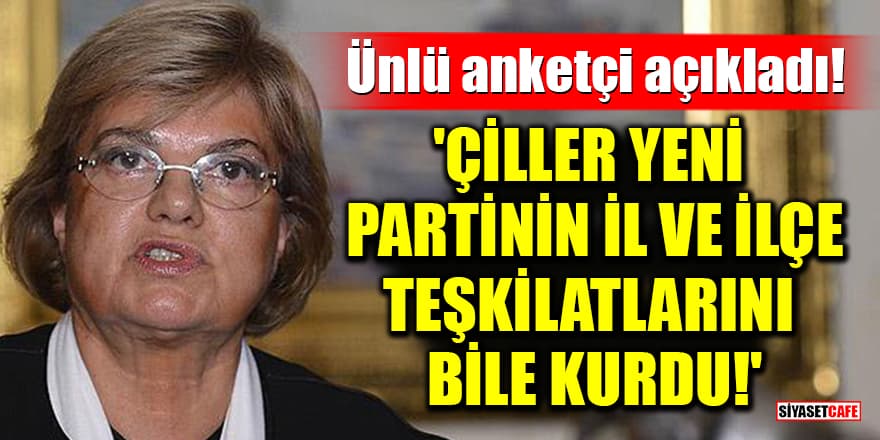 MAK Danışmanlık Başkanı Kulat: 'Tansu Çiller yeni partinin il ve ilçe teşkilatlarını bile kurdu'