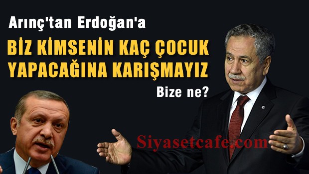 Bülent Arınç'tan Erdoğan'a çok sert gönderme!
