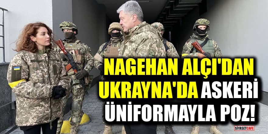 Nagehan Alçı'dan Ukrayna'da askeri üniformayla poz! Gelen eleştirilerine yanıt verdi