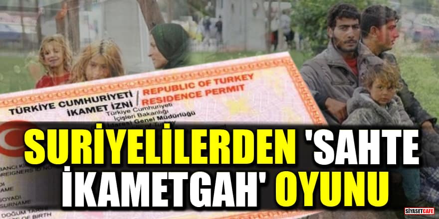 Türkiye'de yaşayan bazı Suriyelilerin 'Sahte ikametgah' ile sosyal yardım aldıkları iddia edildi!