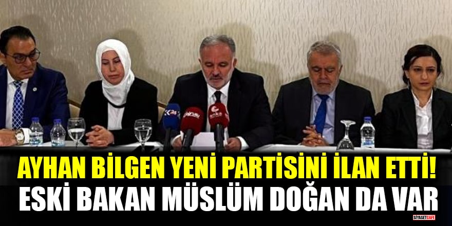 HDP'den ayrılan Ayhan Bilgen yeni partisini ilan etti: Eski bakan Müslüm Doğan da var