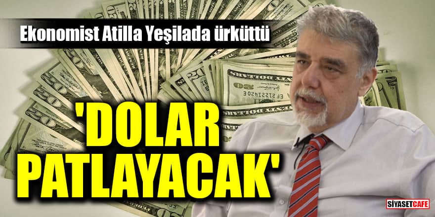 Ekonomist Atilla Yeşilada ürküttü: 'Dolar patlayacak, 20 lira olacak'