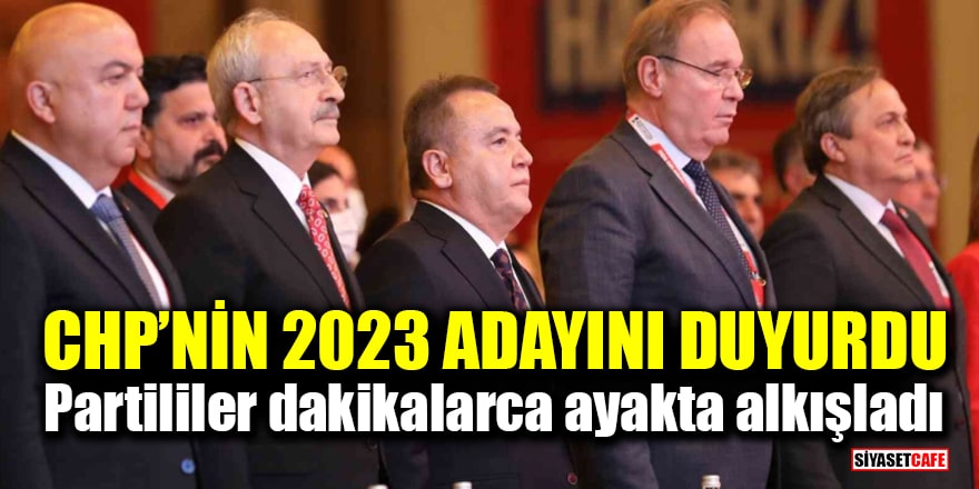 CHP'li Muhittin Böcek, partilerinin cumhurbaşkanı adayını açıkladı