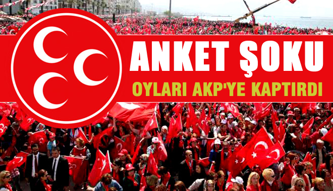 MHP'ye anket şoku, oyları AKP ve CHP'ye kaptırdı