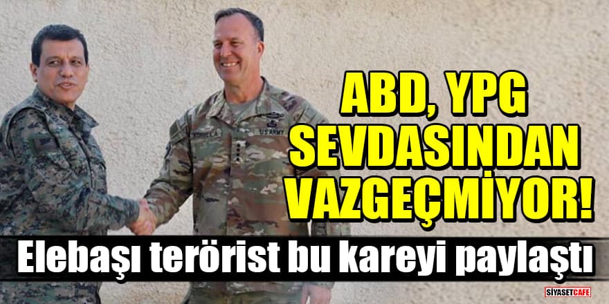PKK'lı terörist, göreve yeni başlayan ABD'li komutan ile görüştü