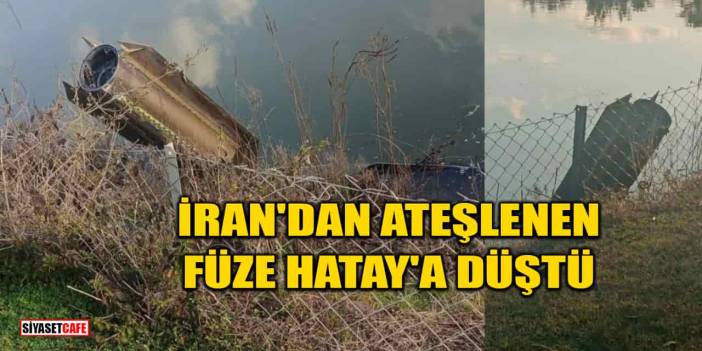 iran'dan Ateşlenen Balistik Füze Hatay Dörtyol'a Düştü