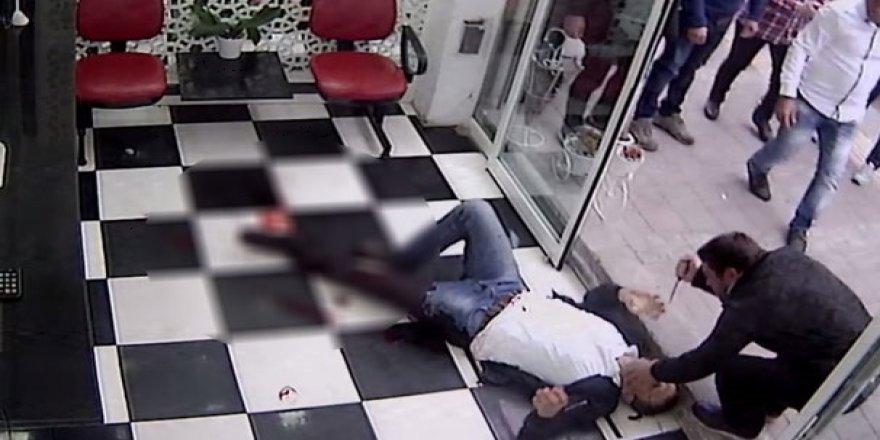 Değnekçi dehşetinin kanlı saldırısı kameralara yansıdı