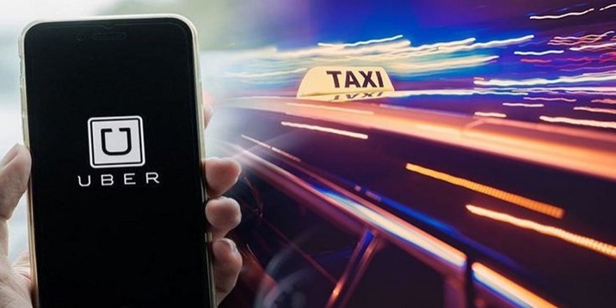 Taksiciler, UBER sürücüsünü tehdit etti
