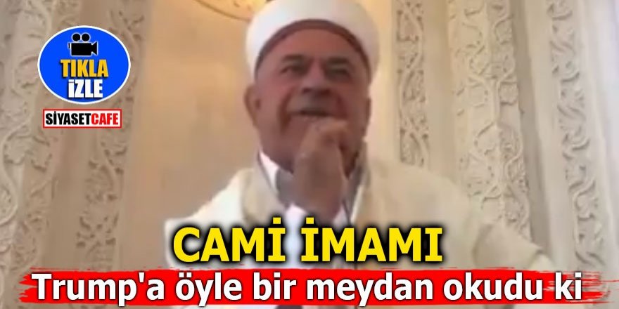 İmam Trump'a öyle bir meydan okudu ki!