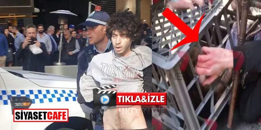 Bir kadını sırtından bıçaklayan adam," Allahu Ekber " diye koşmaya başladı