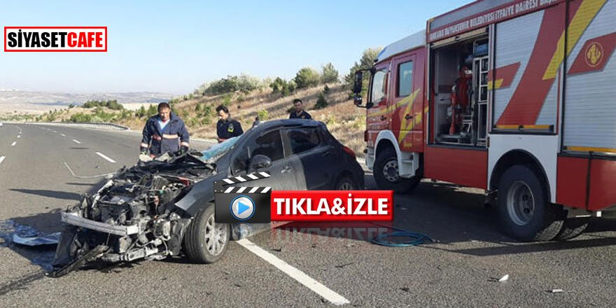 Ankara'da otomobille tır çarpıştı: 3 ölü, 3 yaralı