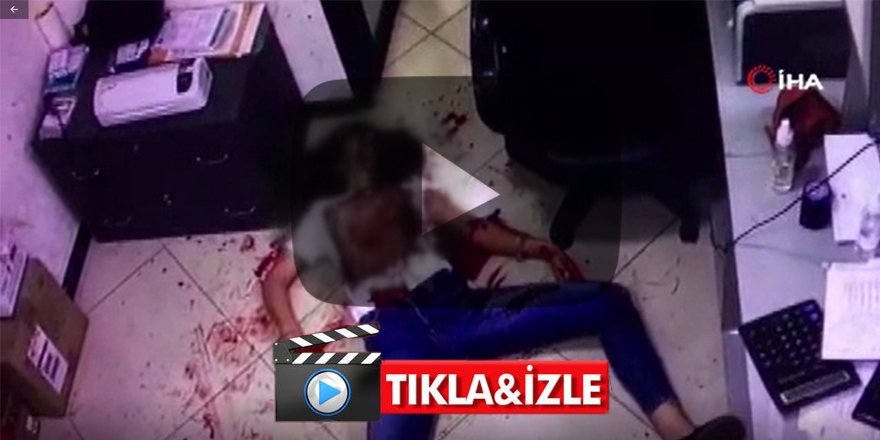 Eski eşini defalarca bıçakladı Vahşet kameralarda