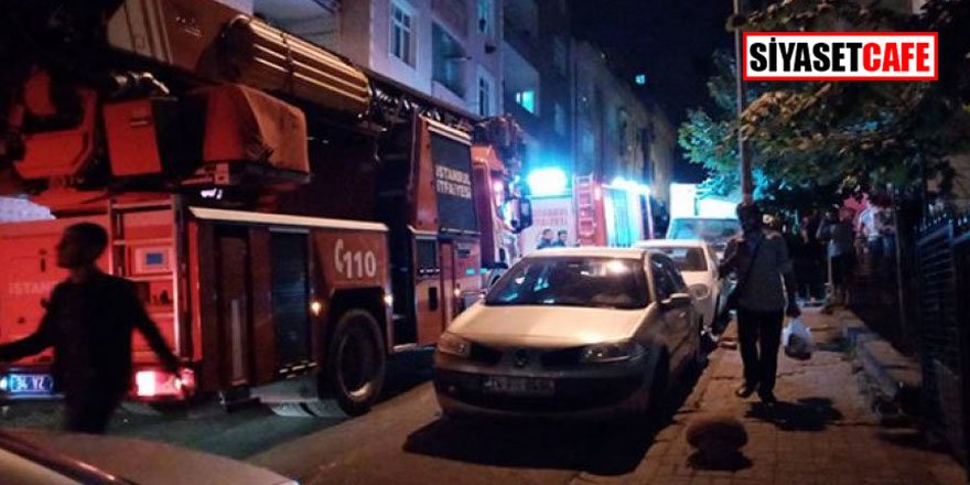 Küçükçekmece’de çıkan yangın mahalleyi sokağa döktü!
