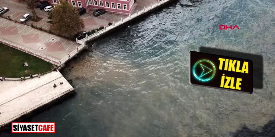 Depremden sonra İstanbul Boğazı'na çamur aktı