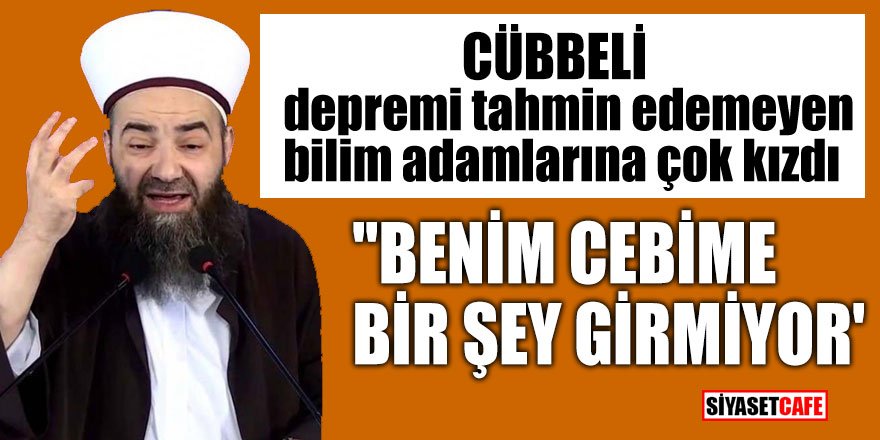 Cübbeli'den skandal deprem vaazi