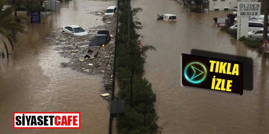 Bodrum'da sel felaketi! Otelleri su bastı