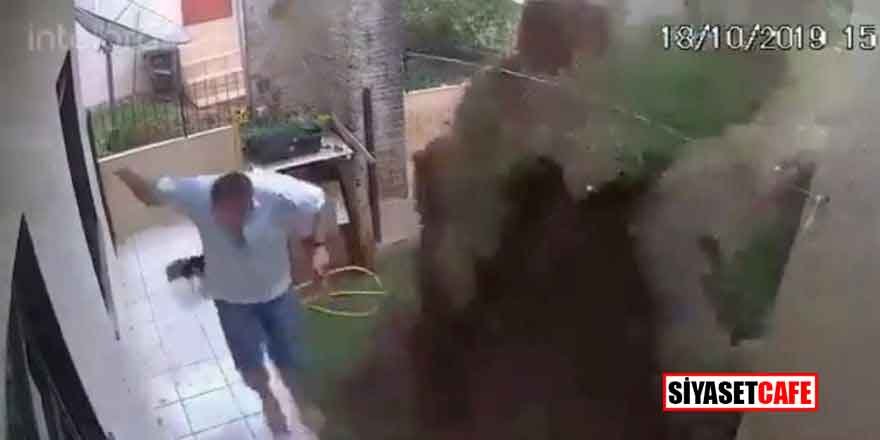 Böcek öldüreceğim derken evi havaya uçurdu!