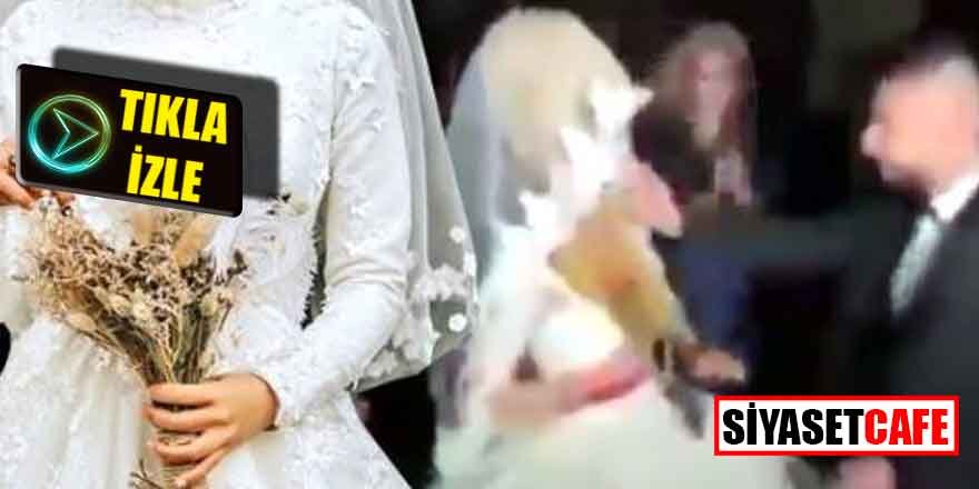 Nikahta geline tokat attı, ortalık karıştı