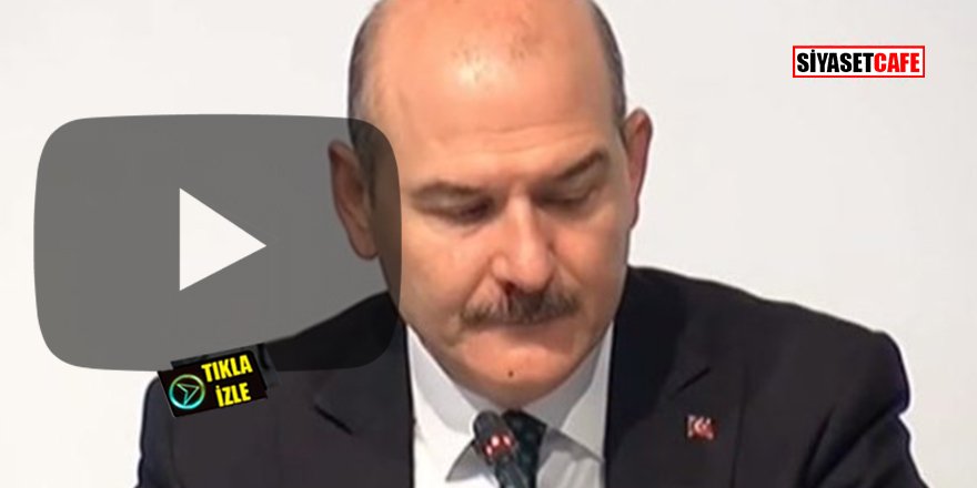 Süleyman Soylu canlı yayında rahatsızlandı