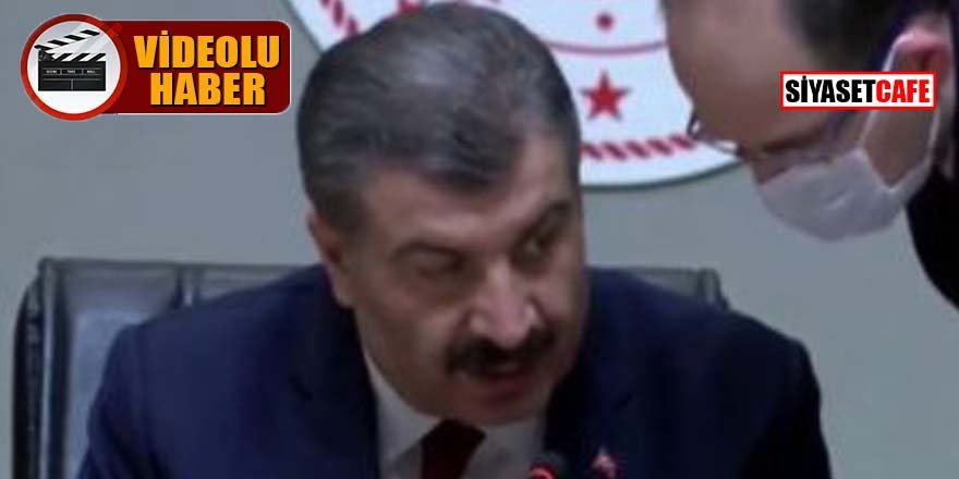 Sağlık Bakanı Koca'dan, basın toplantısında 'sosyal mesafe' uyarısı