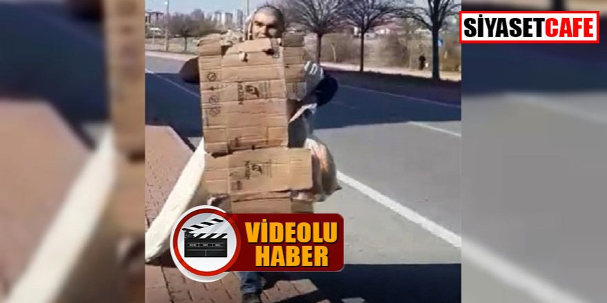 Kayseri’den güldüren görüntüler: Böyle kamuflaj görülmedi!